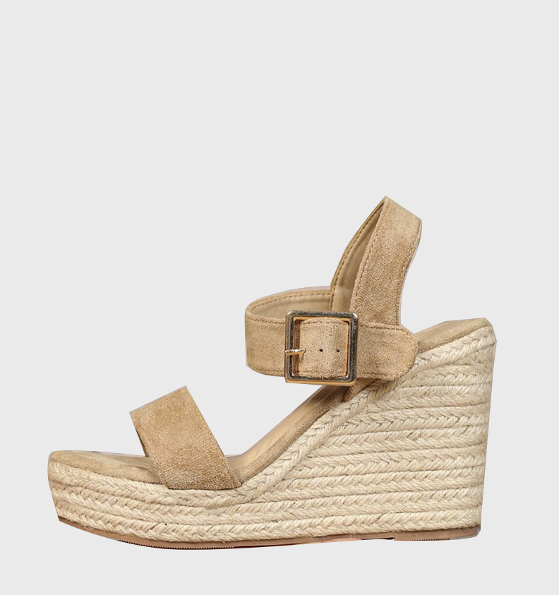 Wedge Espadrille Women - LIHUAMAO zapatos de tacón con suela