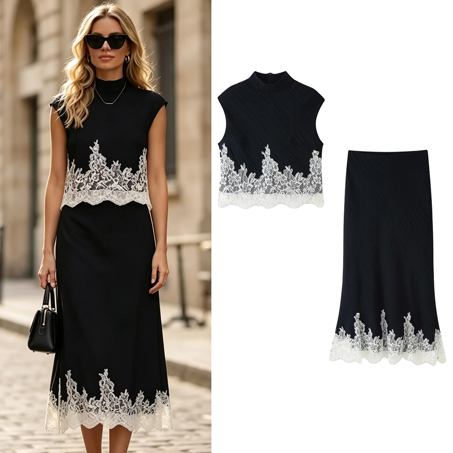Conjunto de falda y top de dos - Midi Skirt Floral reseña y precio