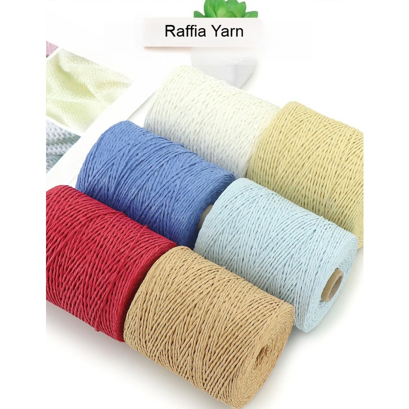 Hilo de Rafia Liso de 2 Capas, - Crochet Bag Raffia reseña y precio